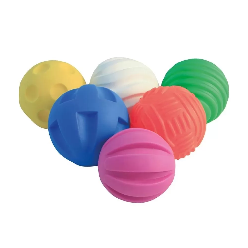 LES 6 BALLES TACTILES SIFFLANTES-HOPTOYS Clearance