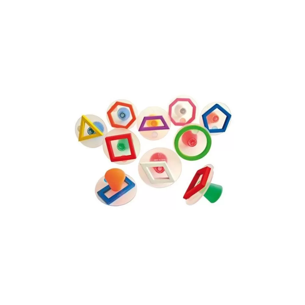 LES 10 TAMPONS - FORMES GÉOMÉTRIQUES CREUSES-HOPTOYS Fashion