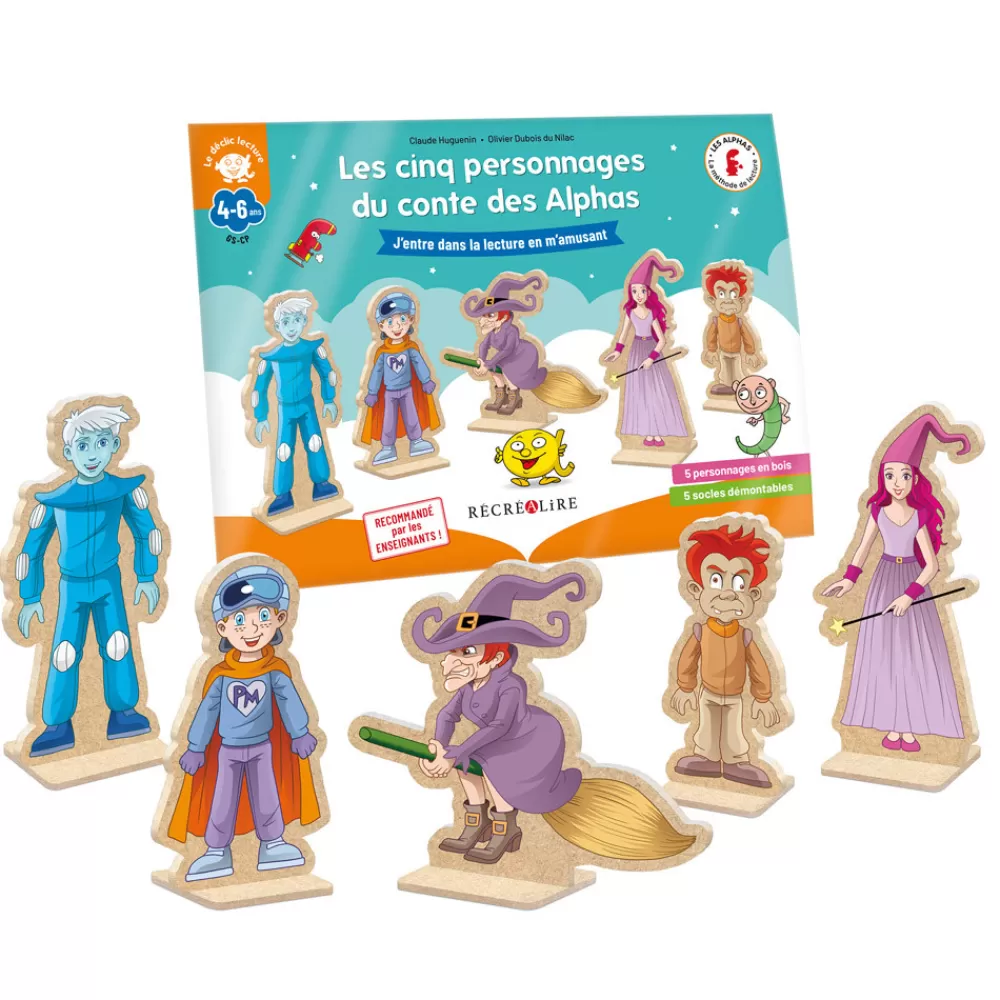 LES CINQ PERSONNAGES DU CONTE DES ALPHAS-HOPTOYS Best