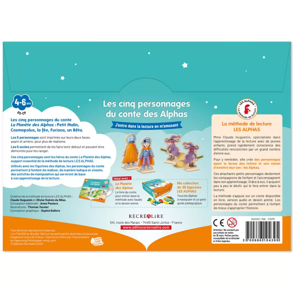 LES CINQ PERSONNAGES DU CONTE DES ALPHAS-HOPTOYS Best