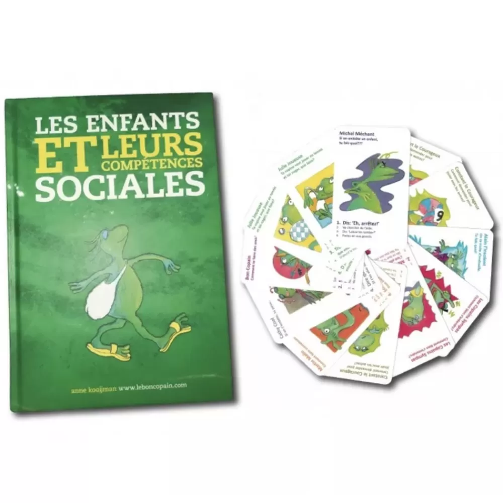 Les enfants et leurs compétences sociales (livre + jeu de cartes)-HOPTOYS Cheap