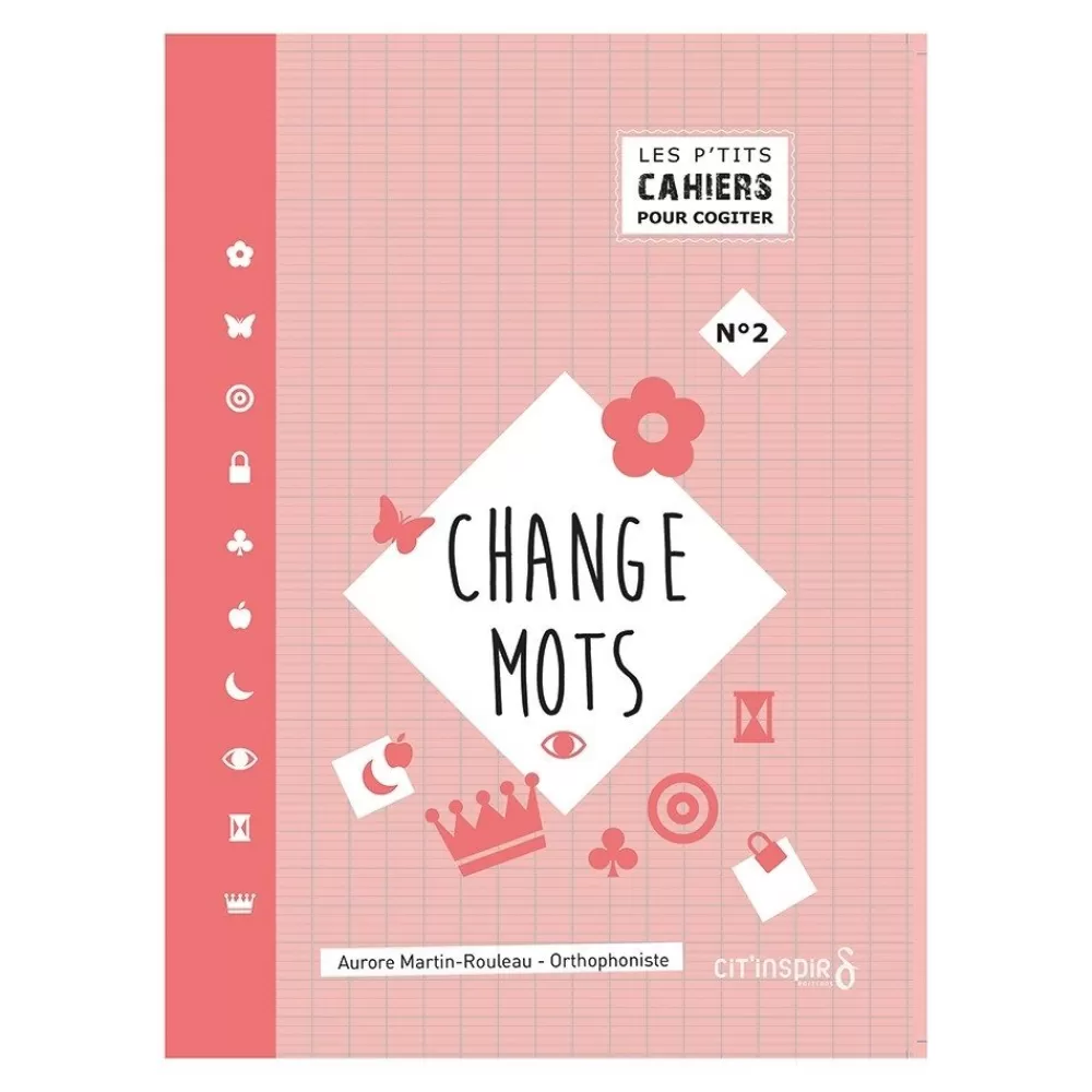 Les p’tits cahiers pour cogiter – n°2 change mots --HOPTOYS Sale