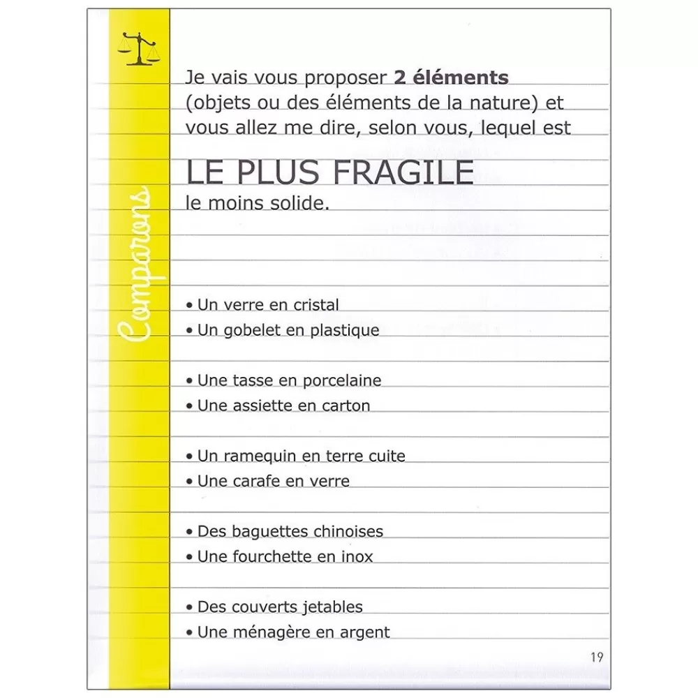 Les p’tits cahiers pour cogiter – n°3 comparons --HOPTOYS Best