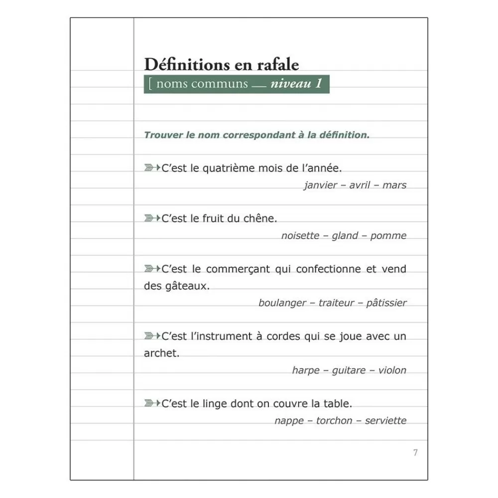 Les p’tits cahiers pour cogiter – n°5 définitions en rafale --HOPTOYS Flash Sale
