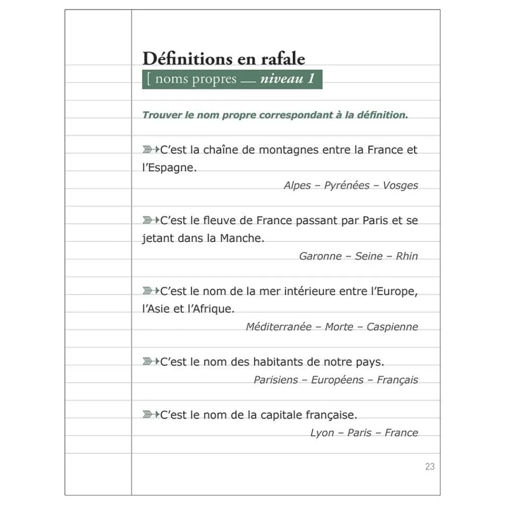 Les p’tits cahiers pour cogiter – n°5 définitions en rafale --HOPTOYS Flash Sale