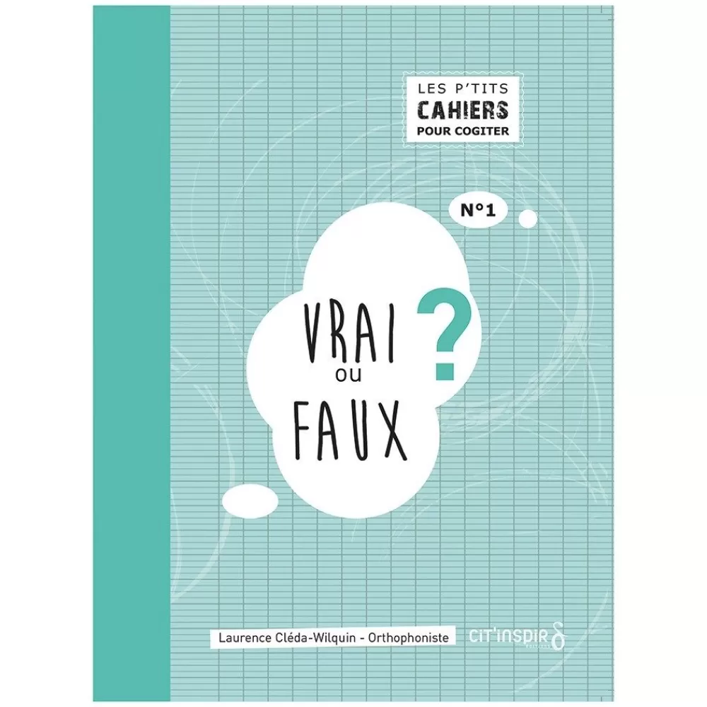 Les p’tits cahiers pour cogiter – n°1 vrai ou faux? --HOPTOYS Online