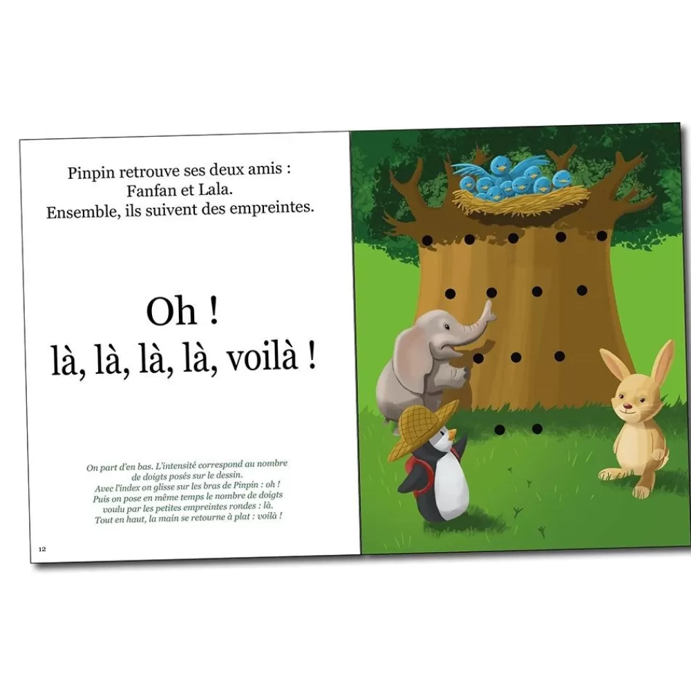 Livre Pinpin à la campagne --HOPTOYS Clearance