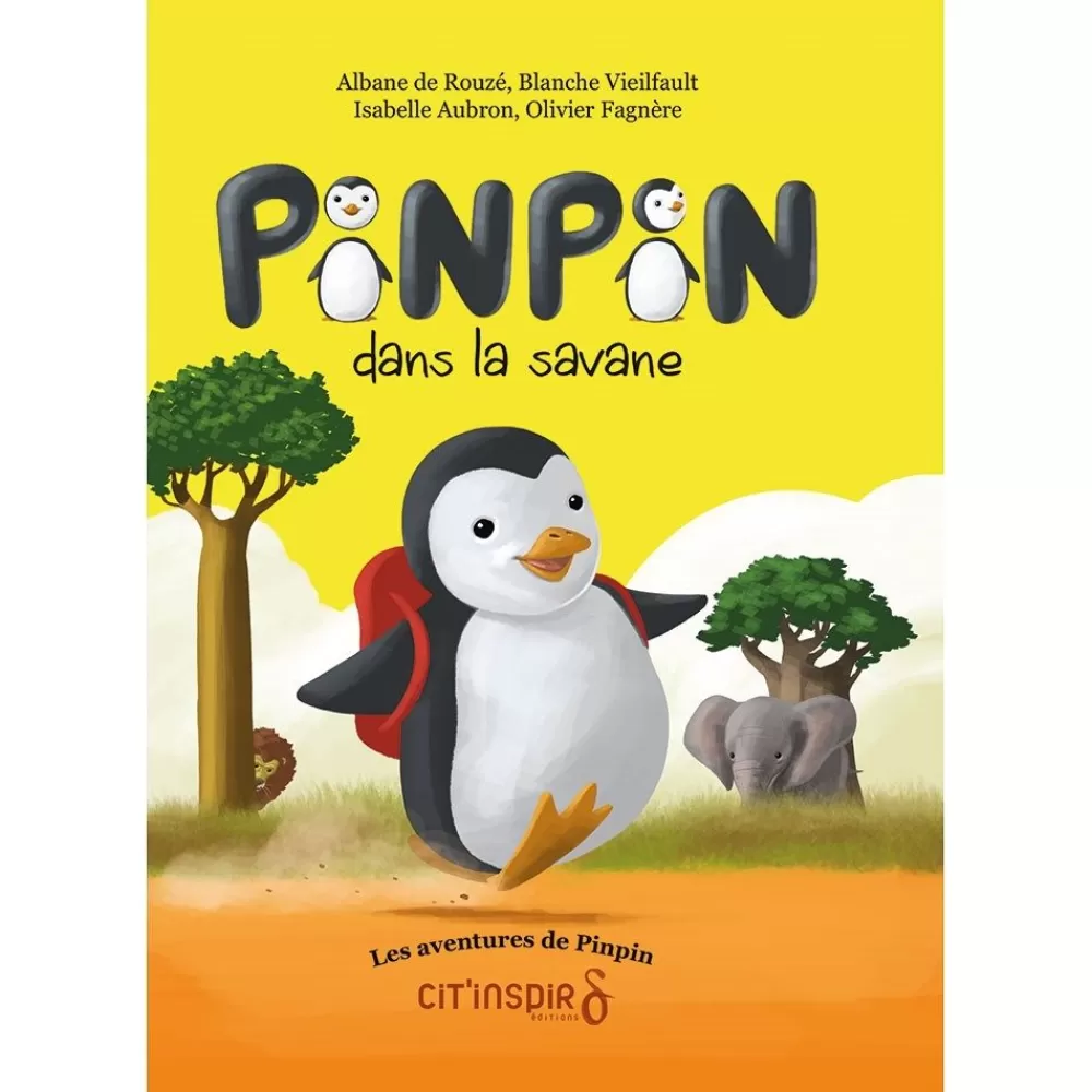Livre Pinpin dans la savane --HOPTOYS Store