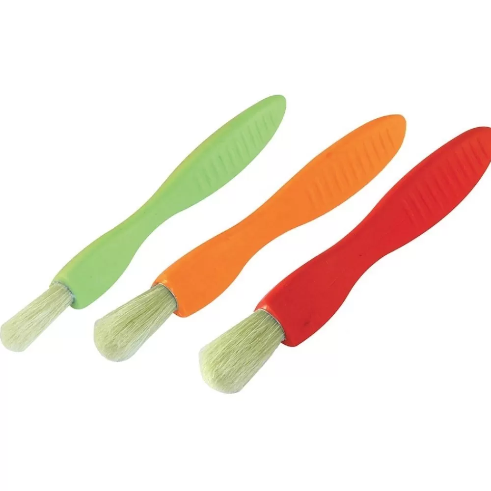 LOT DE 3 PINCEAUX ERGONOMIQUES-HOPTOYS New