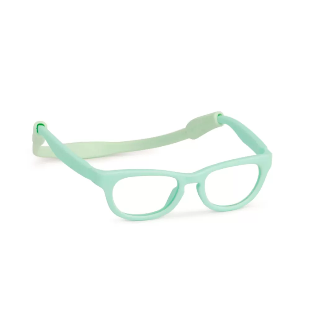 Lunettes turquoise pour poupée inclusive-HOPTOYS Cheap