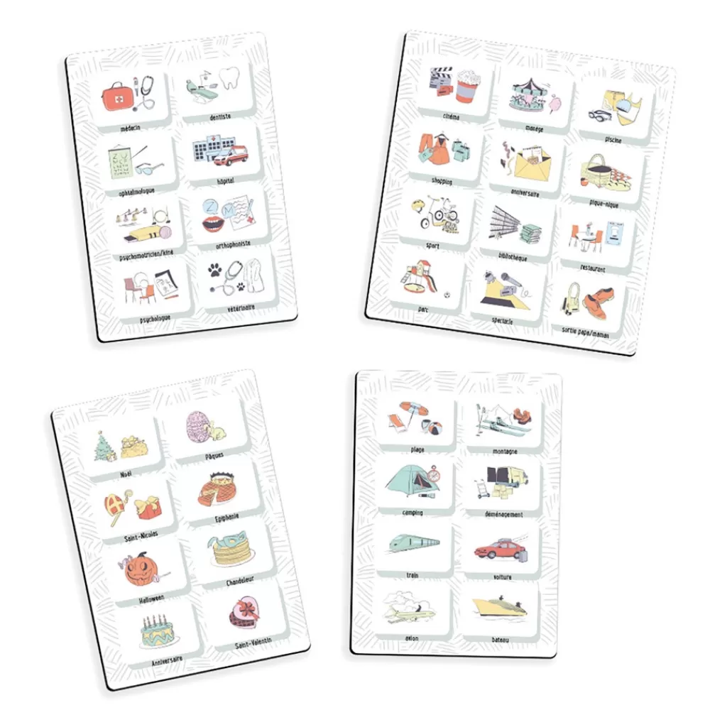 Magnets activités : soins, fêtes, voyages, sorties, activités-HOPTOYS Clearance