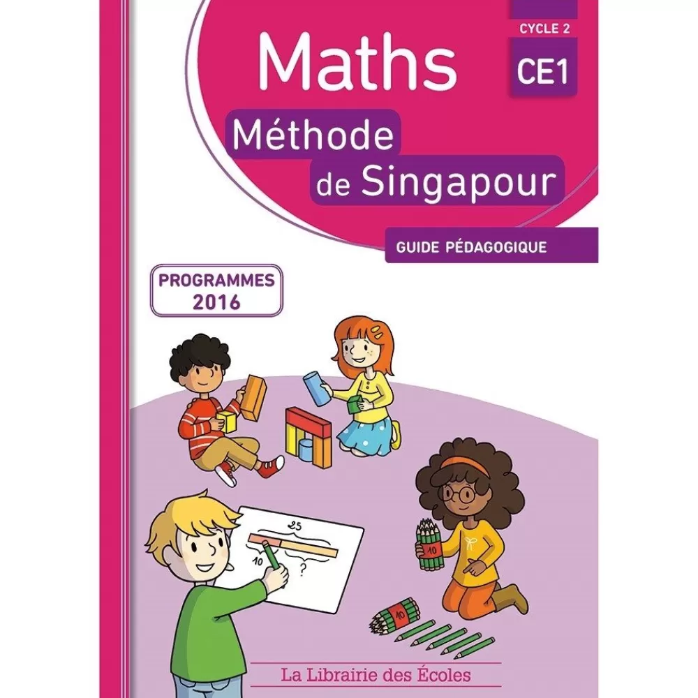 Maths CE1 - La méthode de Singapour - Guide pédagogique --HOPTOYS Best