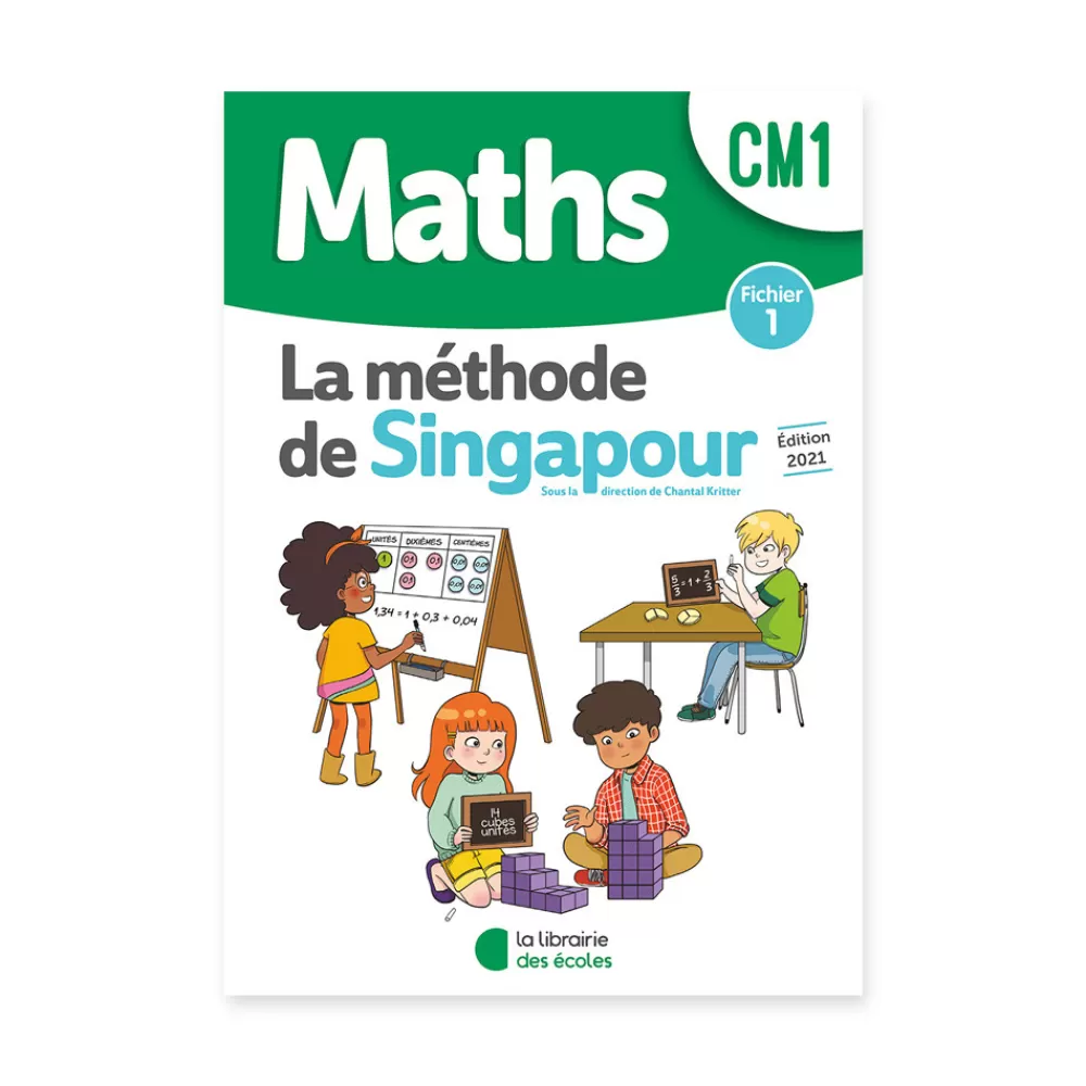 Maths CM1 - La méthode de Singapour - Fichier de l'élève 1-HOPTOYS Outlet