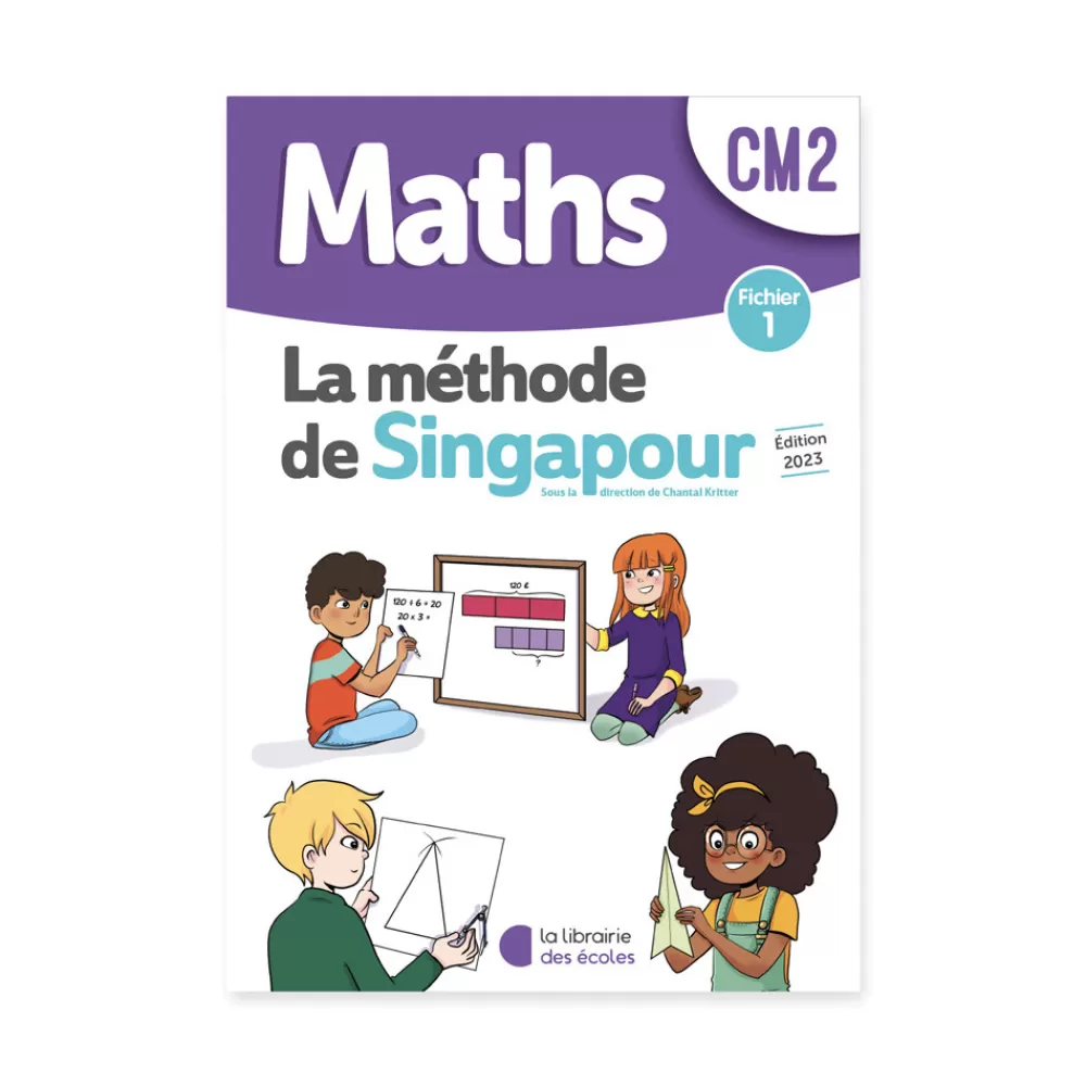 Maths CM2 - La méthode de Singapour - Fichier de l'élève 1-HOPTOYS Outlet