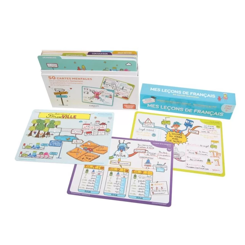Mes leçons de français – cartes mentales --HOPTOYS Cheap