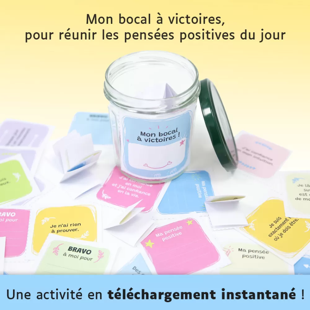 Mon bocal à victoires - Cartes de pensées positives-HOPTOYS Fashion