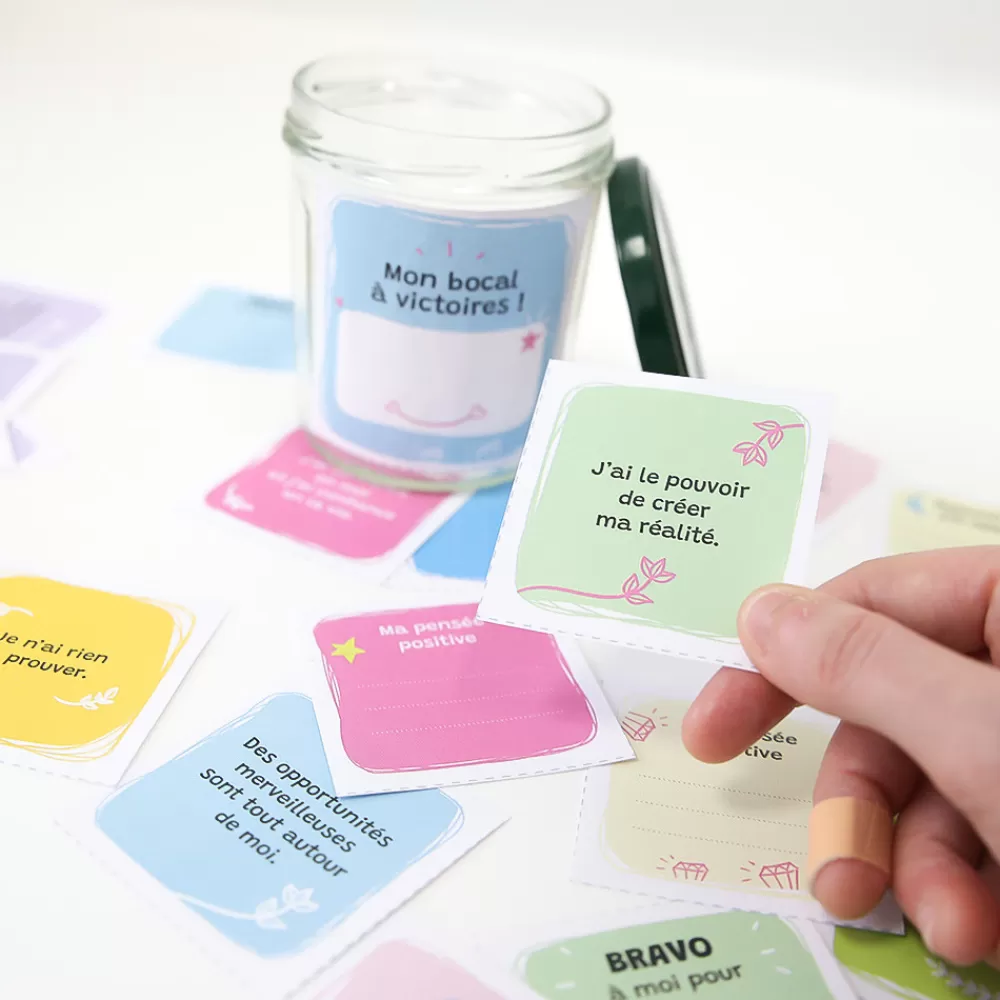 Mon bocal à victoires - Cartes de pensées positives-HOPTOYS Fashion