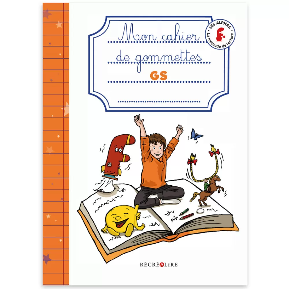 MON CAHIER DE GOMMETTES ALPHAS - GS OU CP-HOPTOYS Best Sale