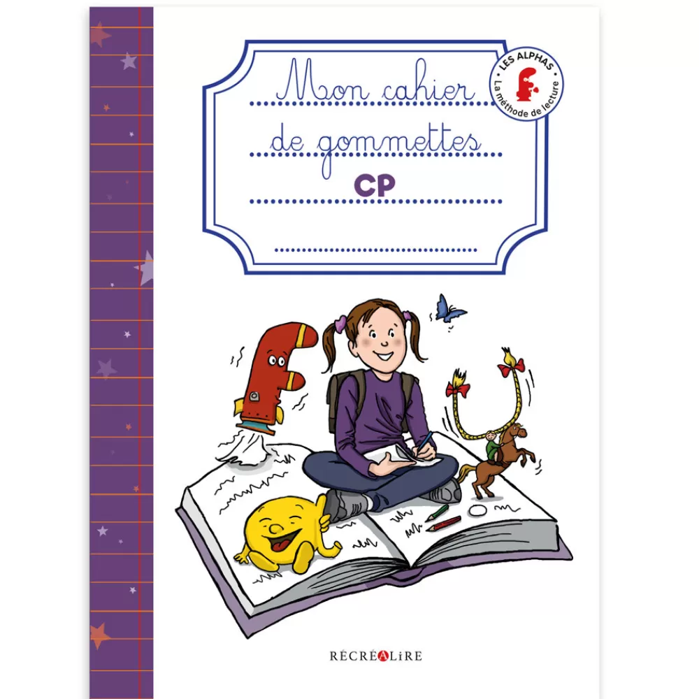 MON CAHIER DE GOMMETTES ALPHAS - GS OU CP-HOPTOYS Best Sale