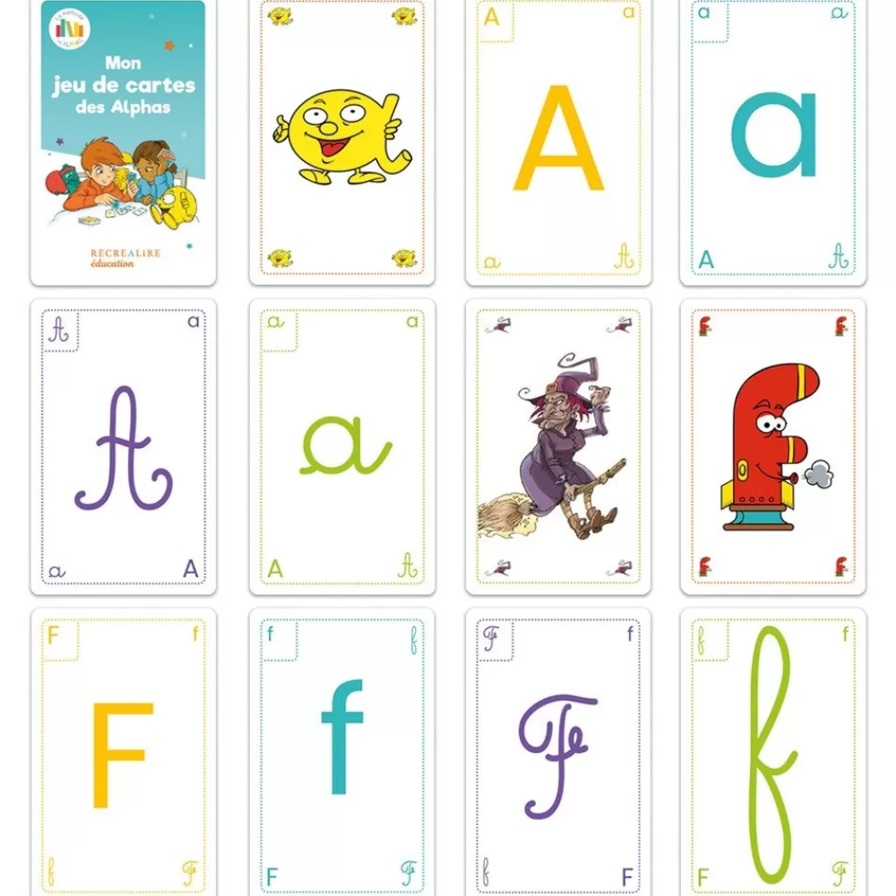 MON JEU DE CARTES DES ALPHAS-HOPTOYS Clearance