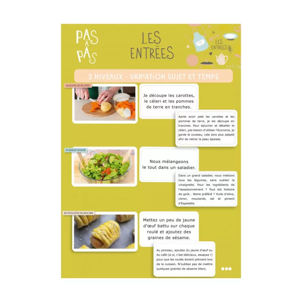 Pas à pas les recettes : les entrées-HOPTOYS New