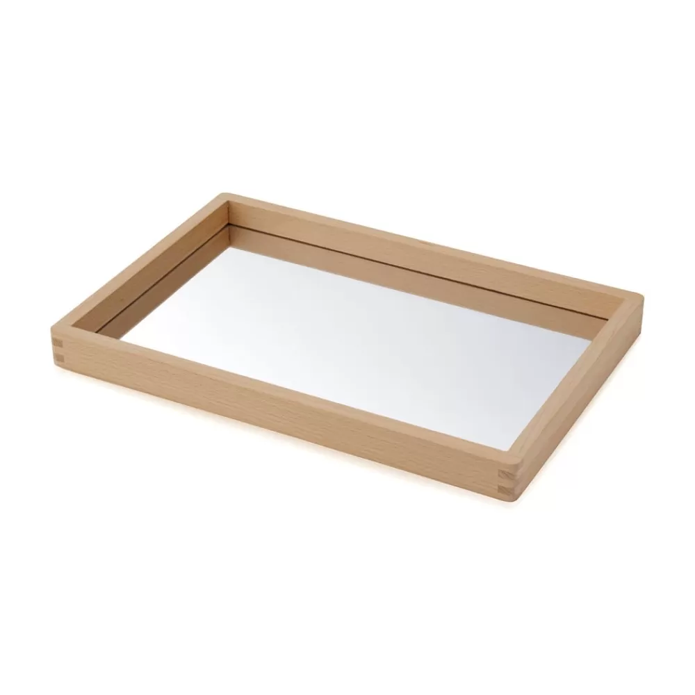 Petit plateau miroir en bois-HOPTOYS Cheap