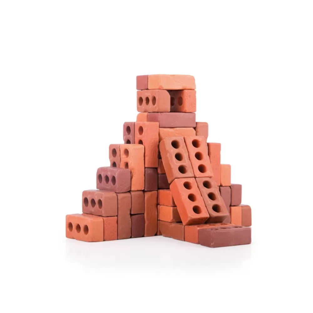Petites briques de construction naturelles-HOPTOYS New
