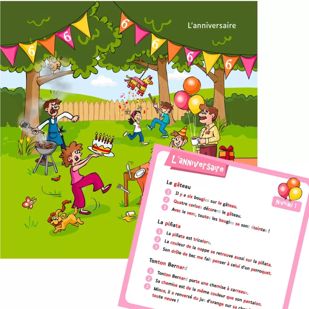 Phrasobox - la plage - le camping - l'anniversaire-HOPTOYS Discount