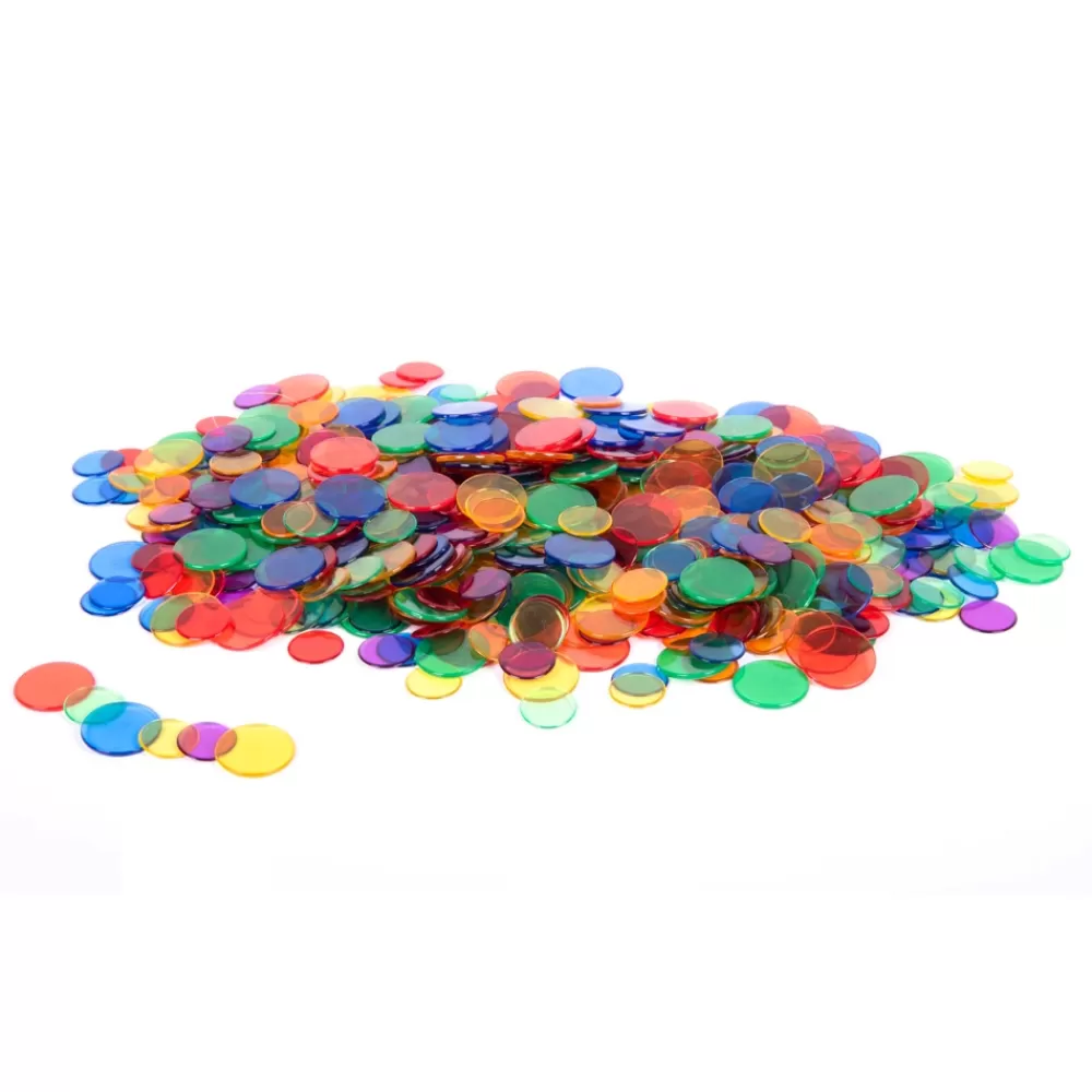 Pièces de comptage translucides x 500-HOPTOYS Online