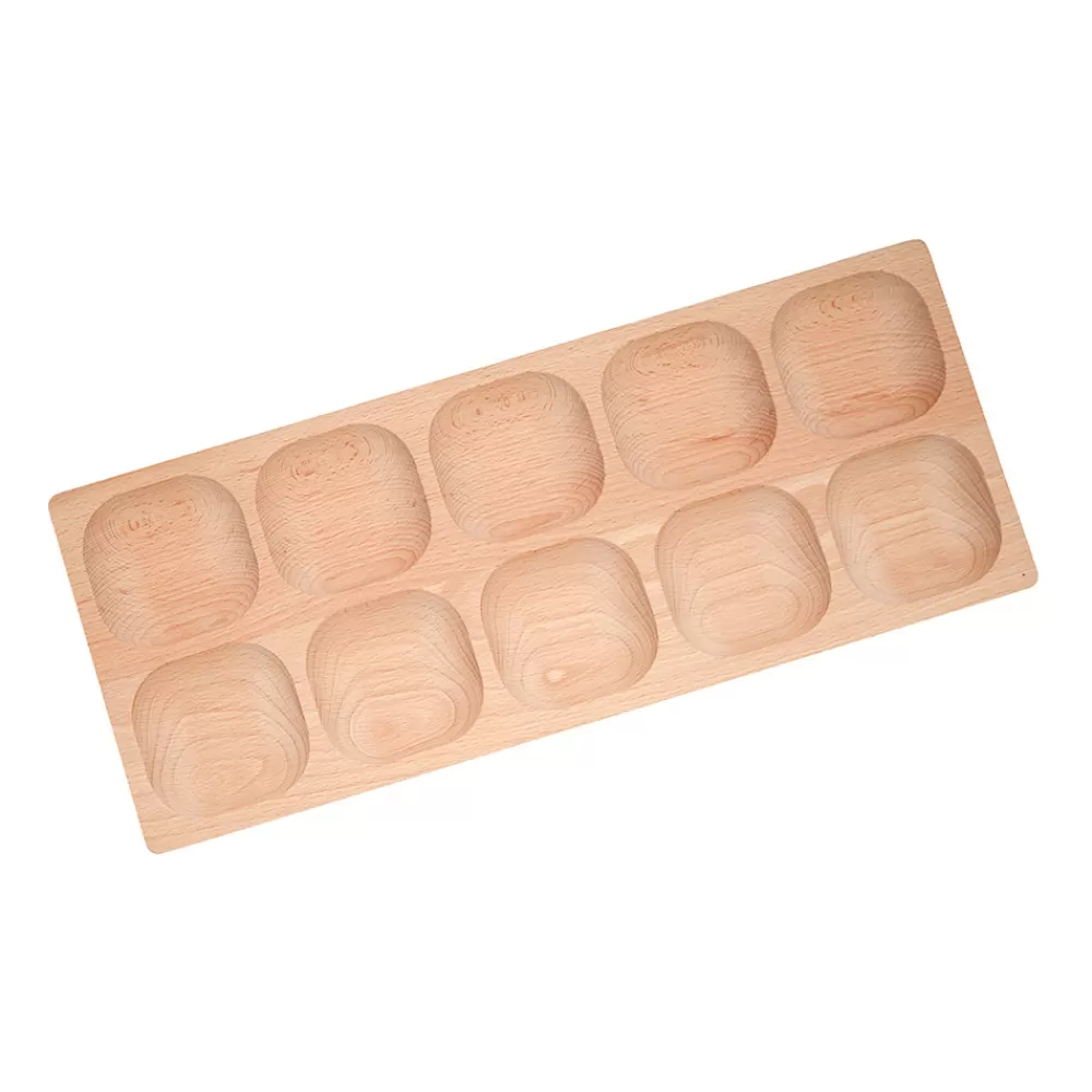 Plateau de classement en bois – 10 --HOPTOYS Flash Sale