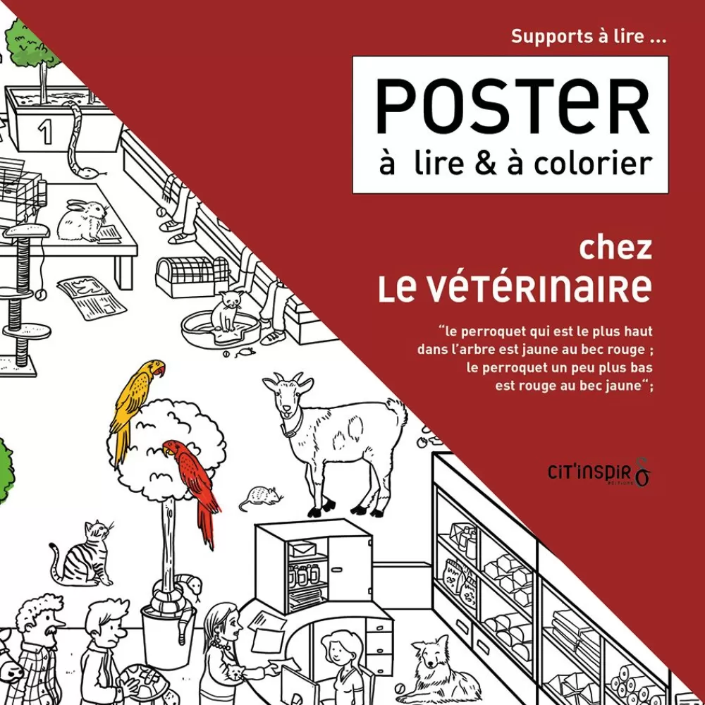 Poster à lire et à colorier-HOPTOYS Flash Sale