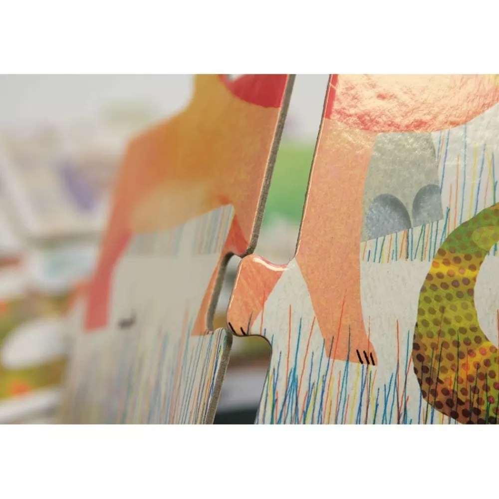 PUZZLE ANIMAUX GÉANT 36 PIÈCES-HOPTOYS Cheap