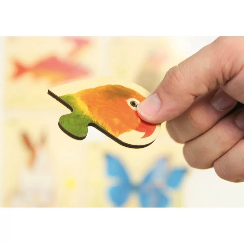 PUZZLE BOIS ANIMAUX PAR 4-HOPTOYS Store