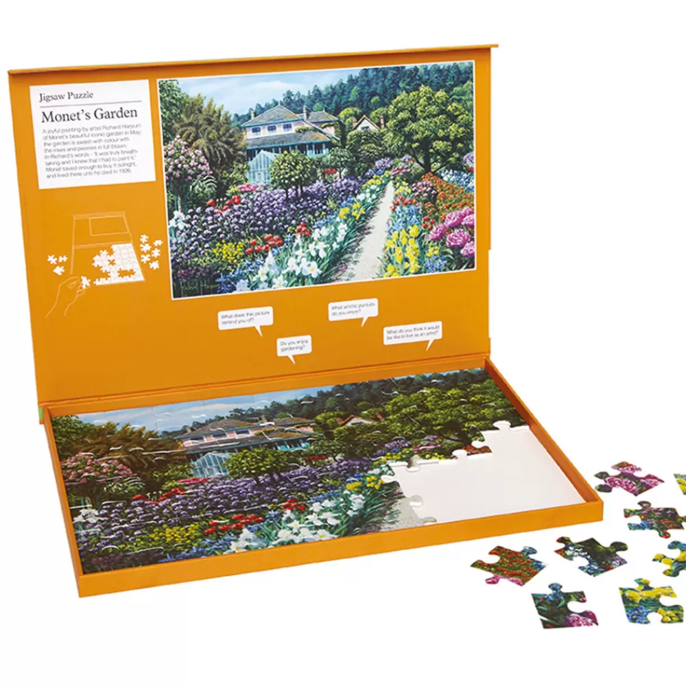 Puzzle ergonomique jardin de Monet - 63 pièces --HOPTOYS Shop