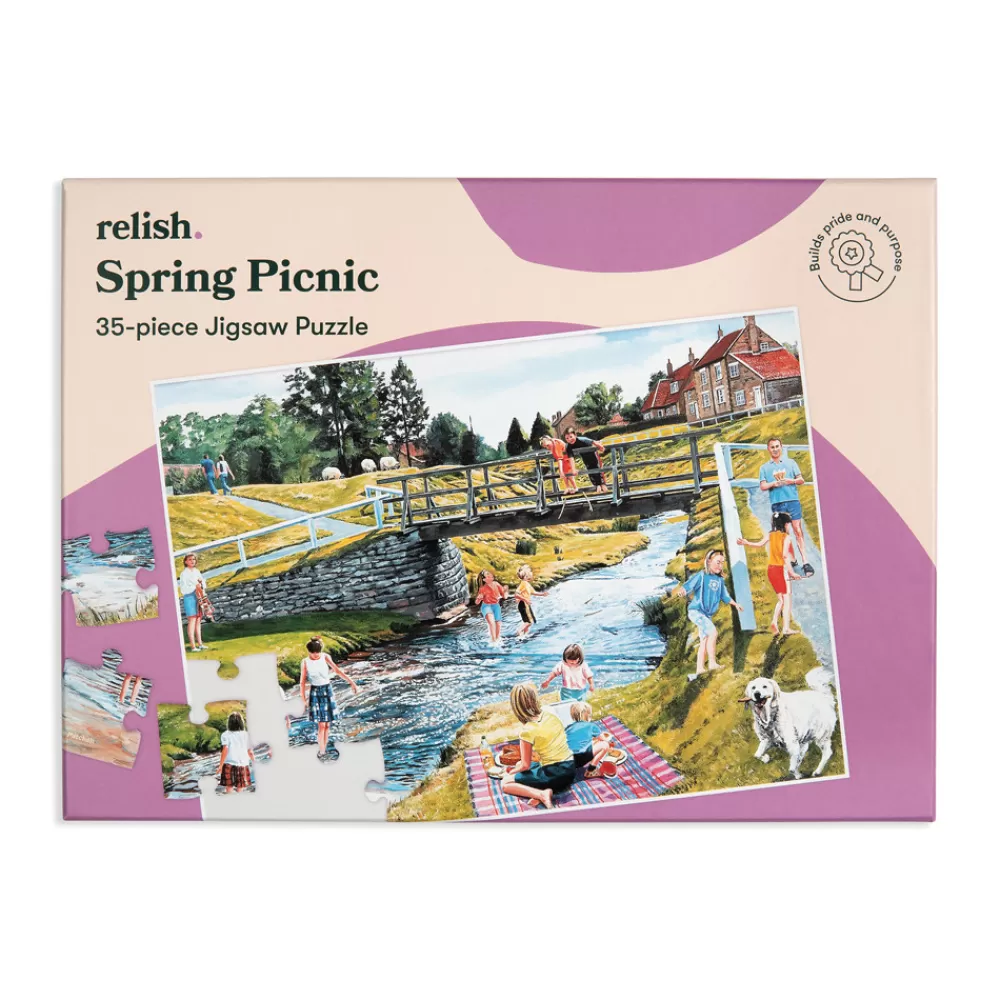 Puzzle ergonomique rivière - 35 pièces --HOPTOYS Store