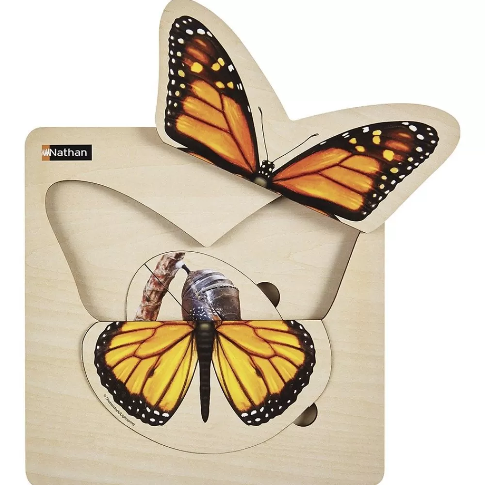 Puzzle multi niveau papillon --HOPTOYS Discount
