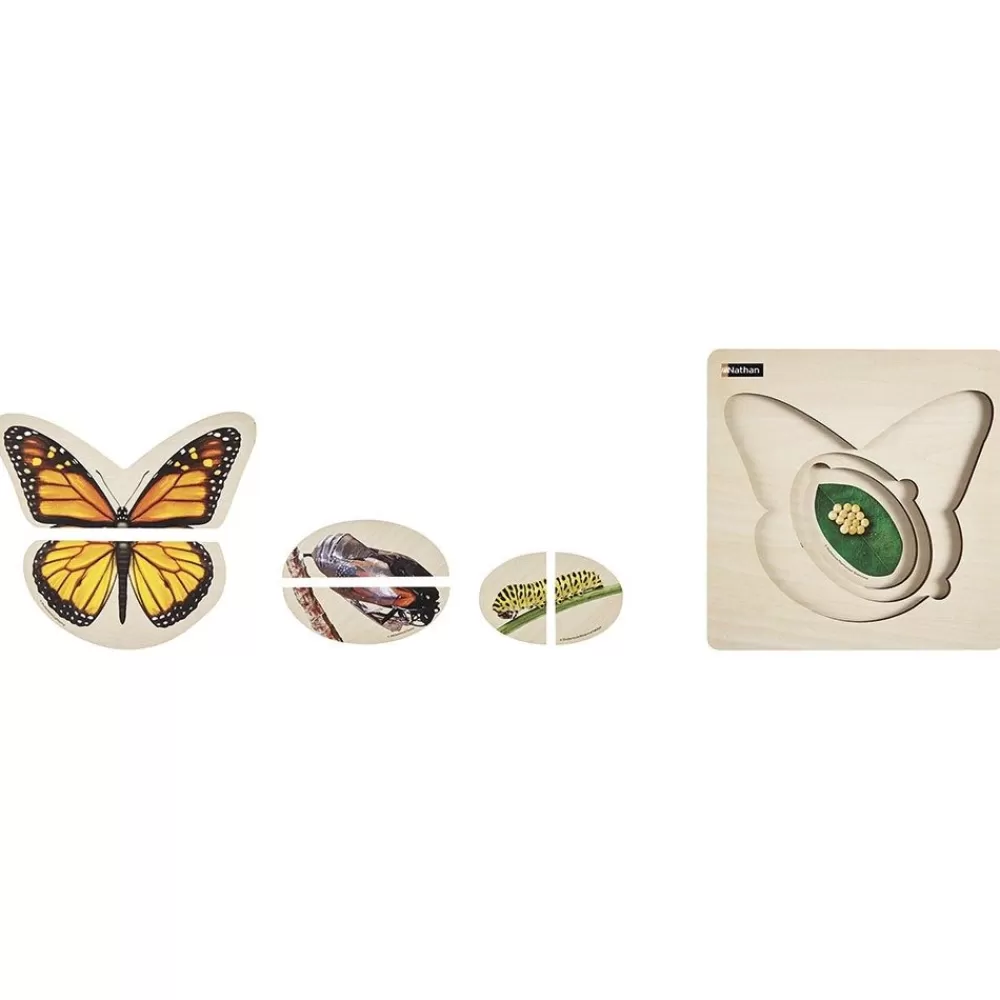 Puzzle multi niveau papillon --HOPTOYS Discount