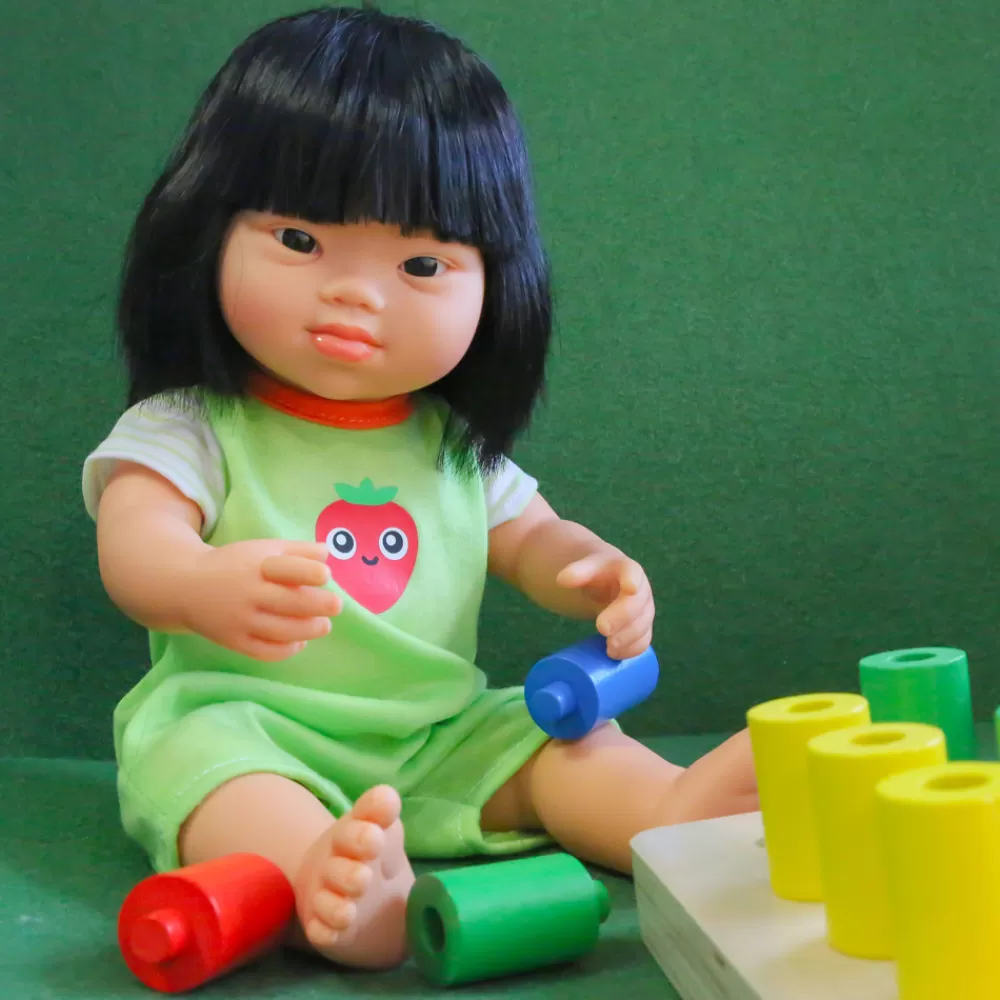 Pyjama vert pour poupée inclusive-HOPTOYS Clearance