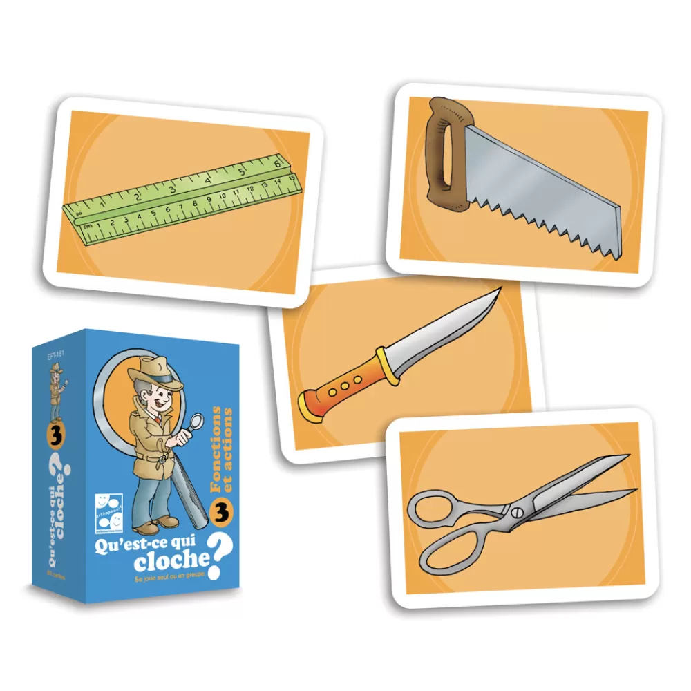 QU'EST-CE QUI CLOCHE ? - FONCTIONS ET ACTIONS-HOPTOYS Store