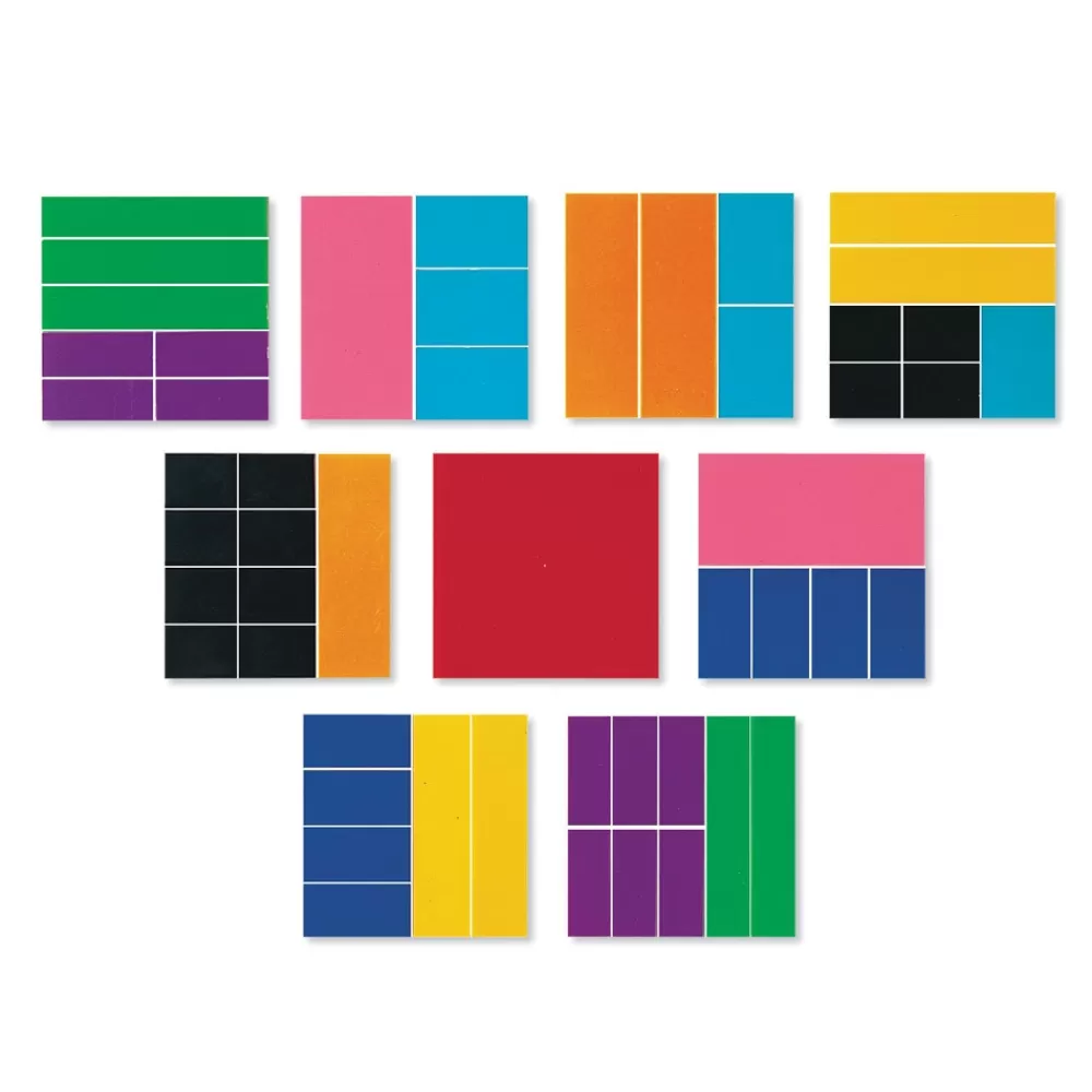 Rainbow fraction : carrés d'apprentissage-HOPTOYS Sale