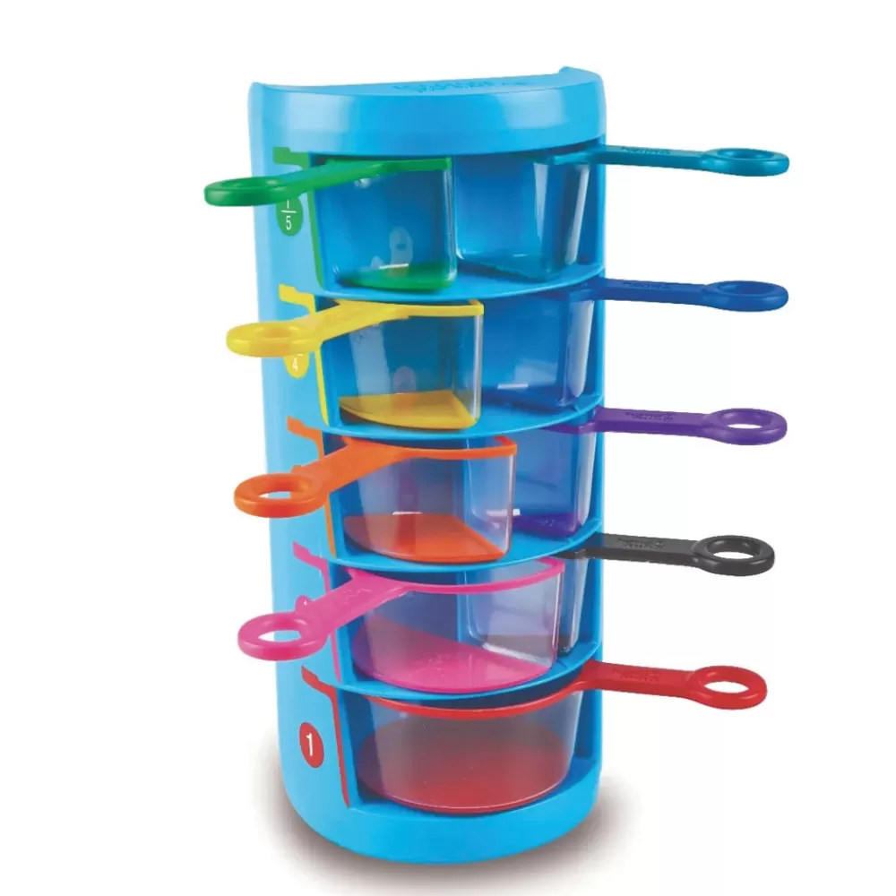 Rainbow fraction: tasses à mesurer x 9-HOPTOYS Outlet