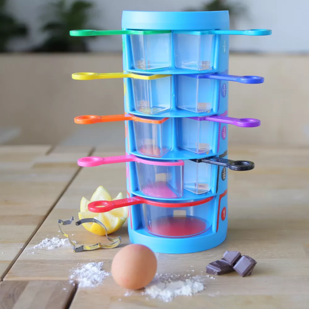 Rainbow fraction: tasses à mesurer x 9-HOPTOYS Outlet