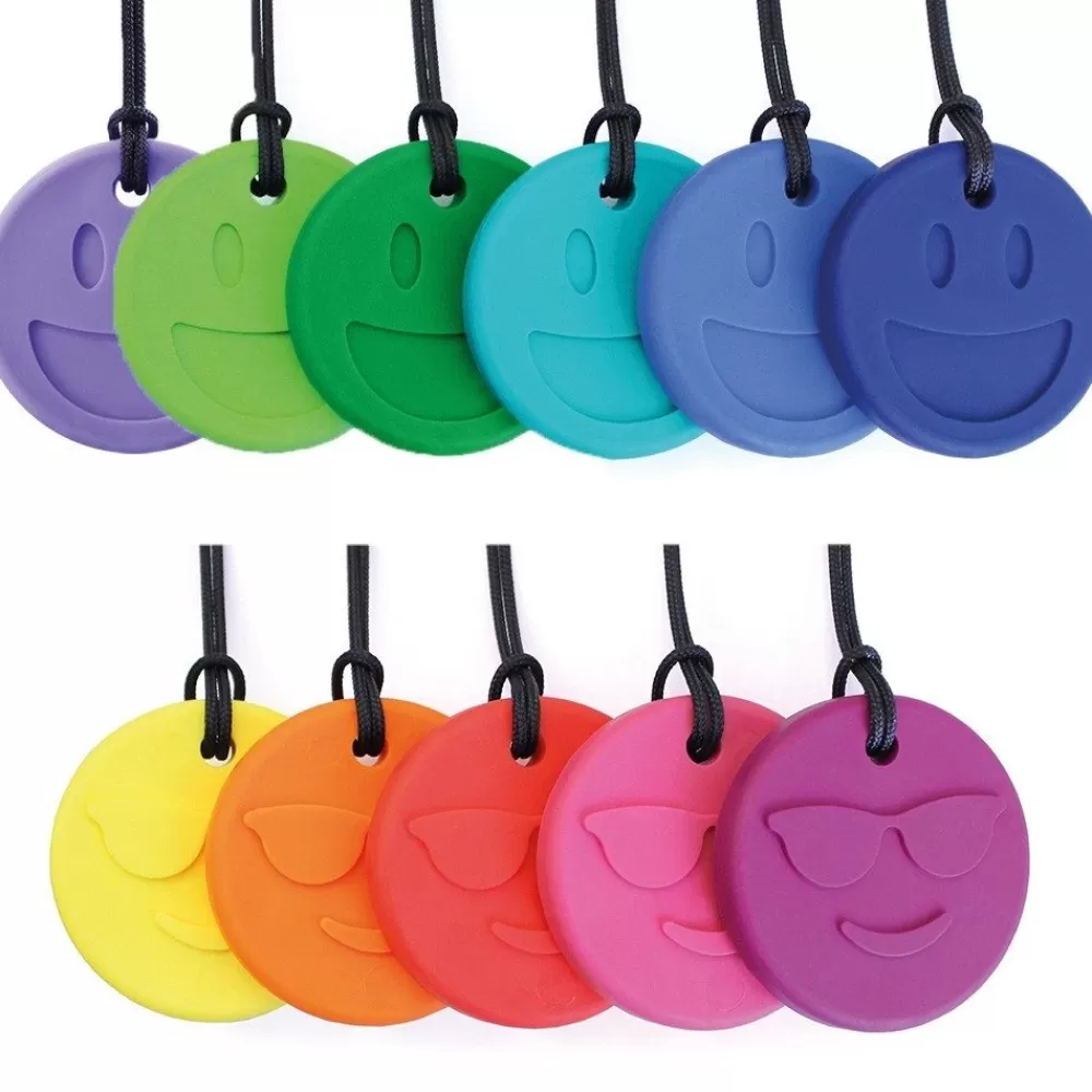 SMILEY FACE - COLLIER DE MASTICATION-HOPTOYS Discount