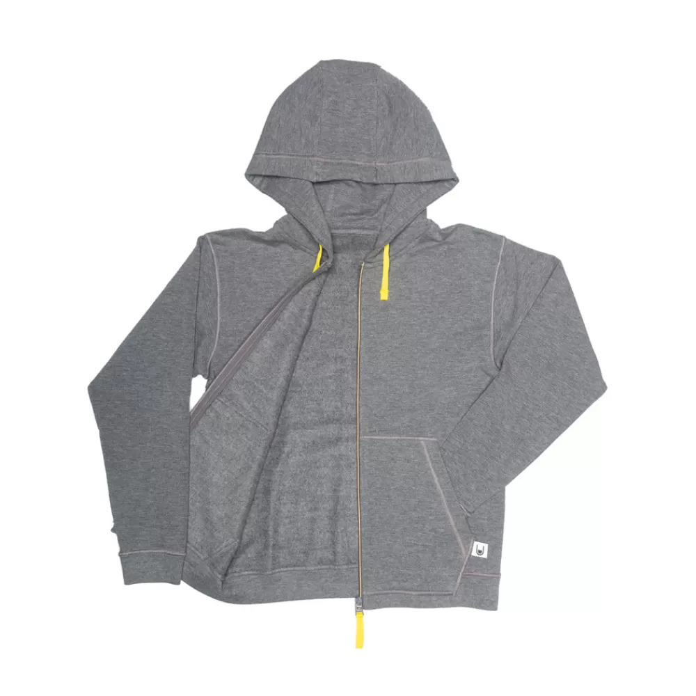 Sweat à capuche zippé enfant - Gris-HOPTOYS Hot