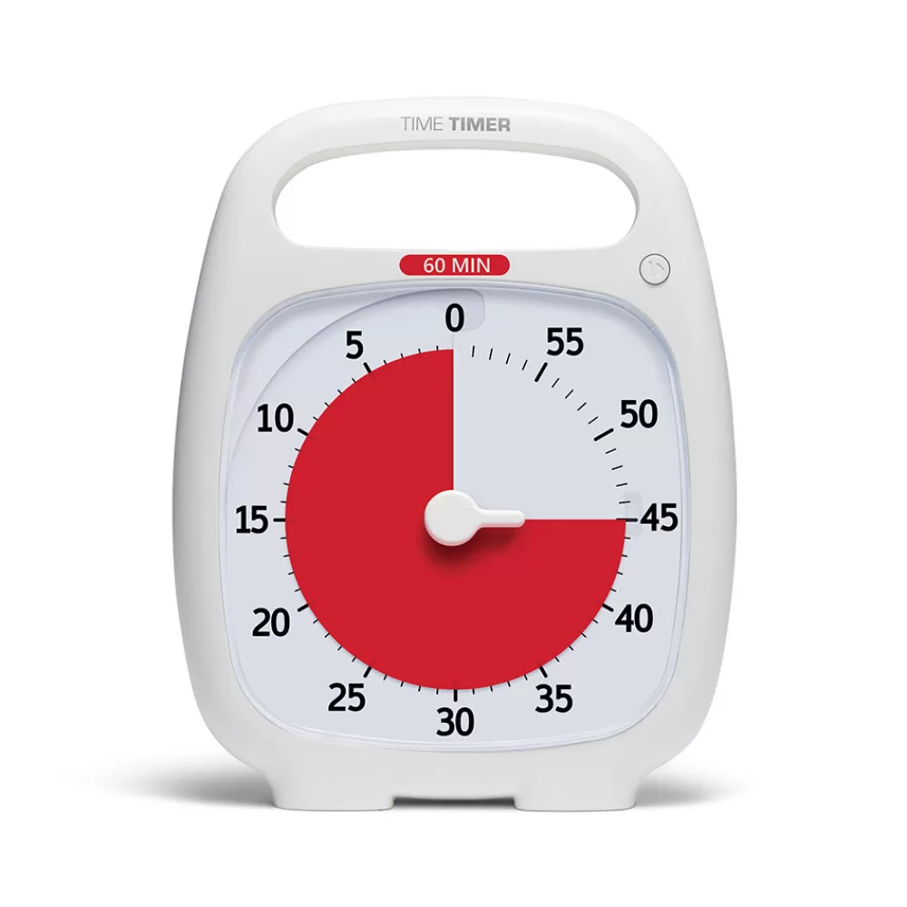 Time Timer Plus 60 min - Blanc Nouveau-HOPTOYS Hot