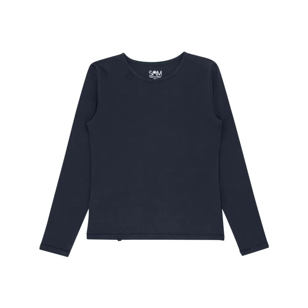 T-shirt enfant ultra doux manches longues - Bleu-HOPTOYS Fashion
