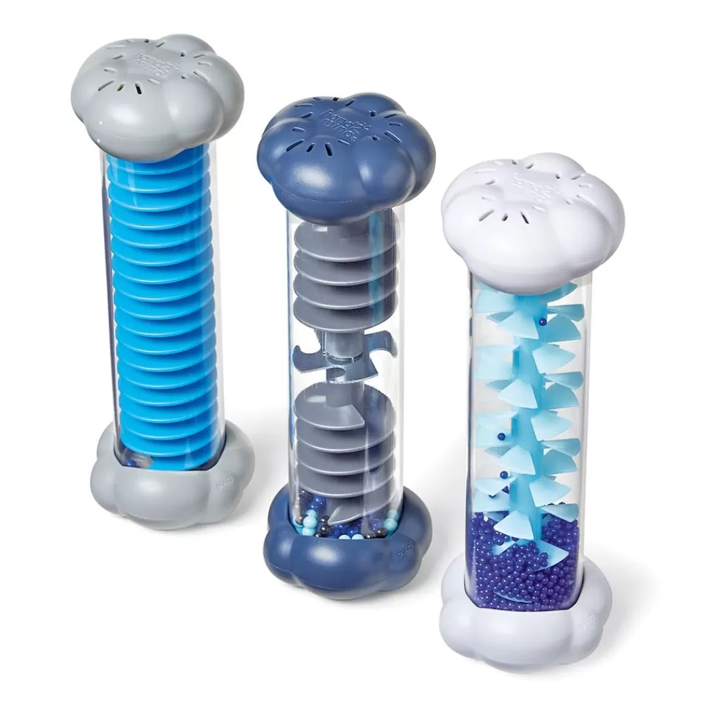 Tubes sensoriels : sons de pluie-HOPTOYS New