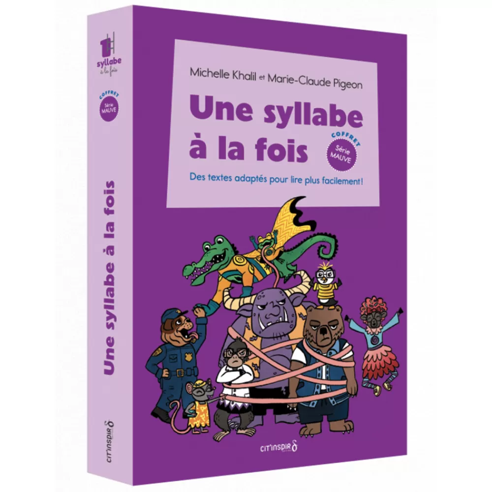 Une syllabe à la fois - Coffret série mauve-HOPTOYS Clearance