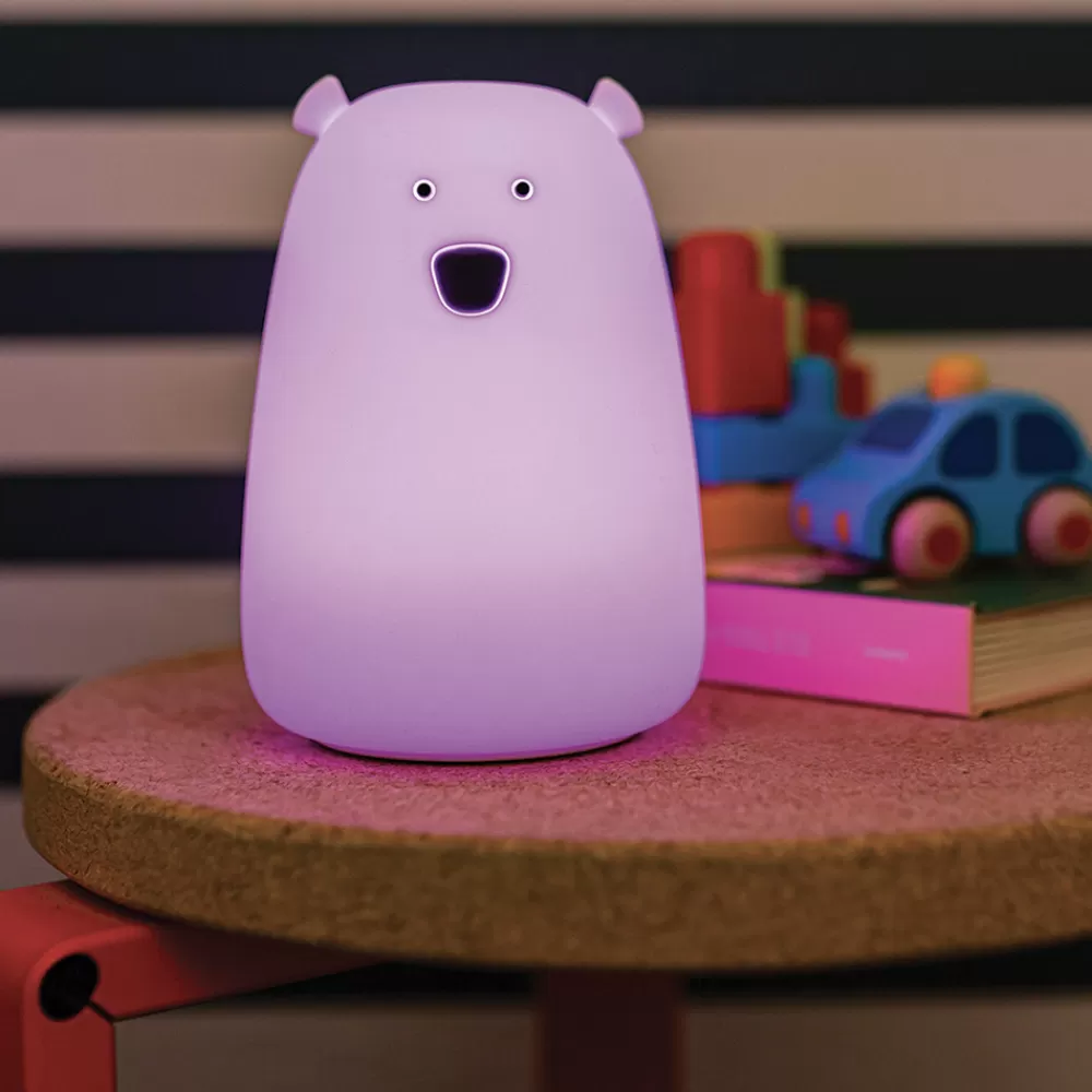Veilleuse douce Teo l'ours-HOPTOYS Online