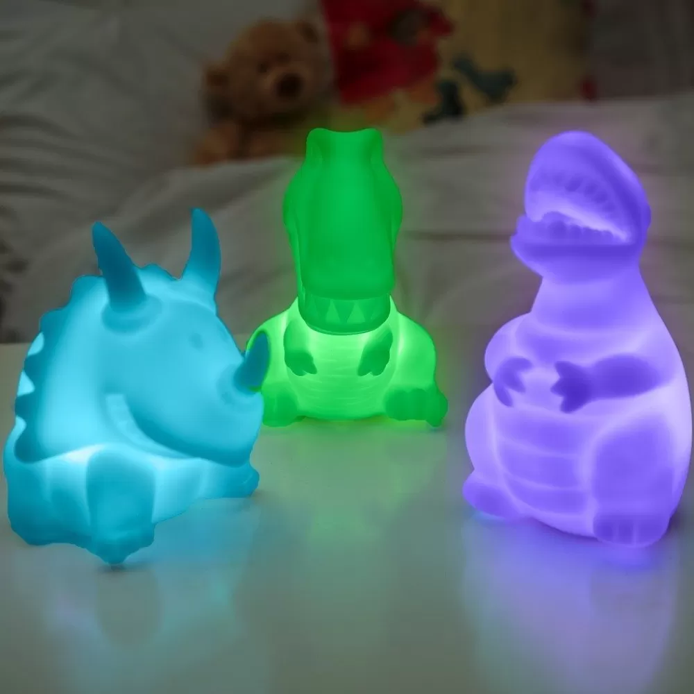 Veilleuses dinosaures par 3 --HOPTOYS Online